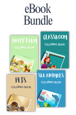 Coloring Adventures Bundle – 4 eBooks